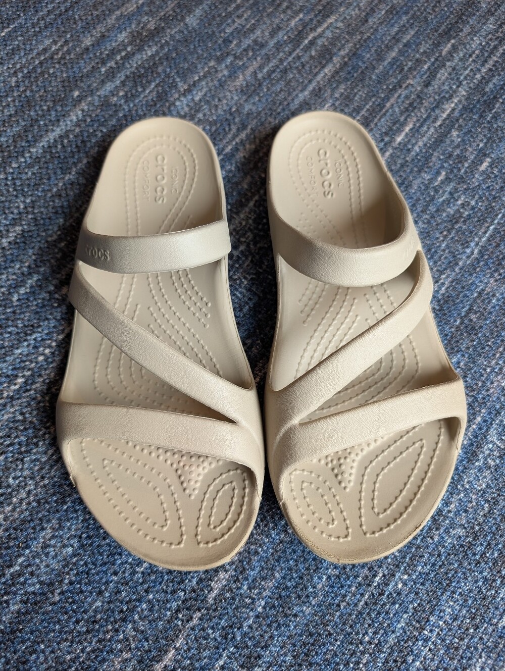 Crocs Kadee Sandal, Tan Taupe Neutral, Womens Size 7